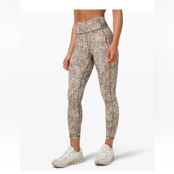 Lululemon Invigorate High-Rise Tight 25" Gritstone White Opal  Sz 2 - Picture 1 of 11